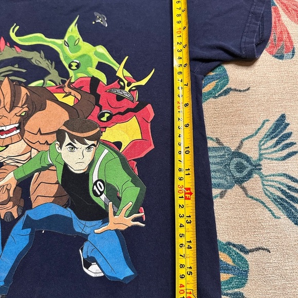 Vintage Cartoon Network Ben 10 Navy Blue T-Shirt - Picture 2 of 4